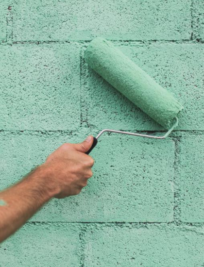 Cinder Block Wall Transformation