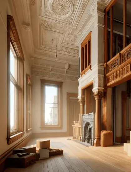 Heritage Home Restoration with<br> Custom Residential Fit-Out