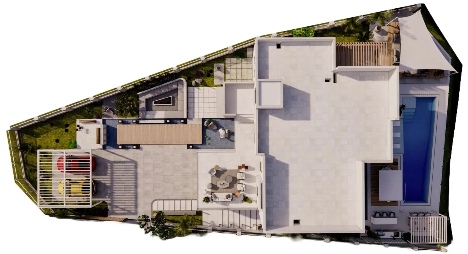 Site plan, Cluster 39, Villa 1, Jumeirah Islands