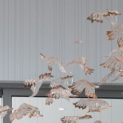 Leaf chandelier, from the living photo