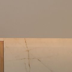 Book-matched marble, from the bathroom photo