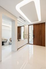 Photograph: the entrance, the finished villa, Cluster 39, Villa 1, Jumeirah Islands, by Fajr Interiors