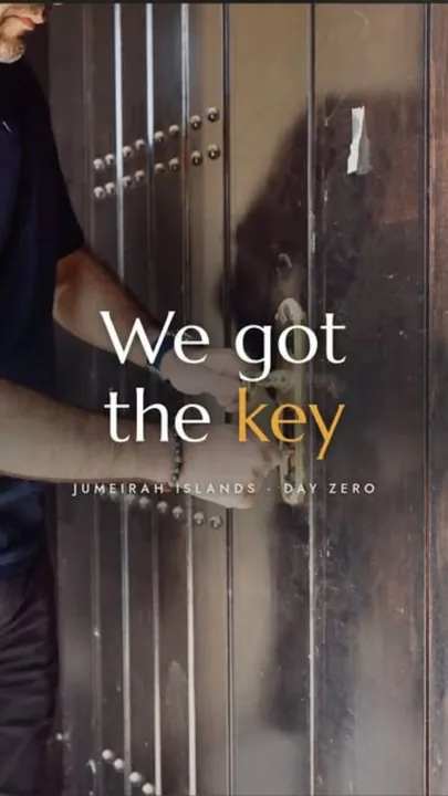 A 25-year-old Jumeirah Islands villa on the morning the keys were handed over, from a Fajr Interiors reel